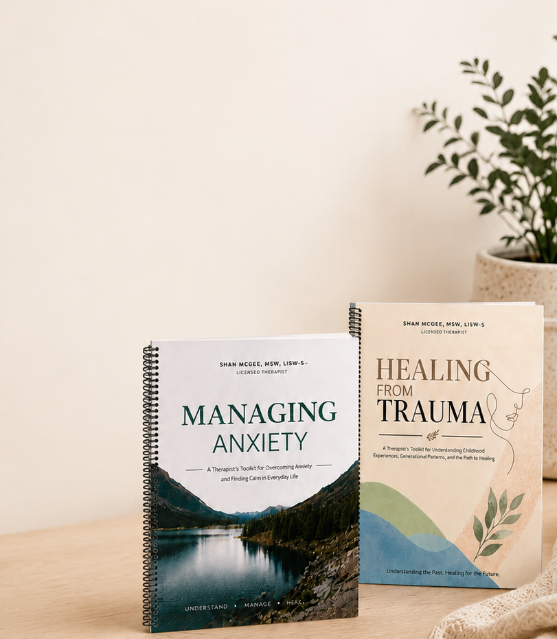 The Therapist Toolkit Library physical workbooks