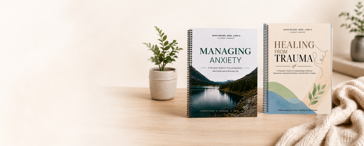The Therapist Toolkit Library physical workbooks